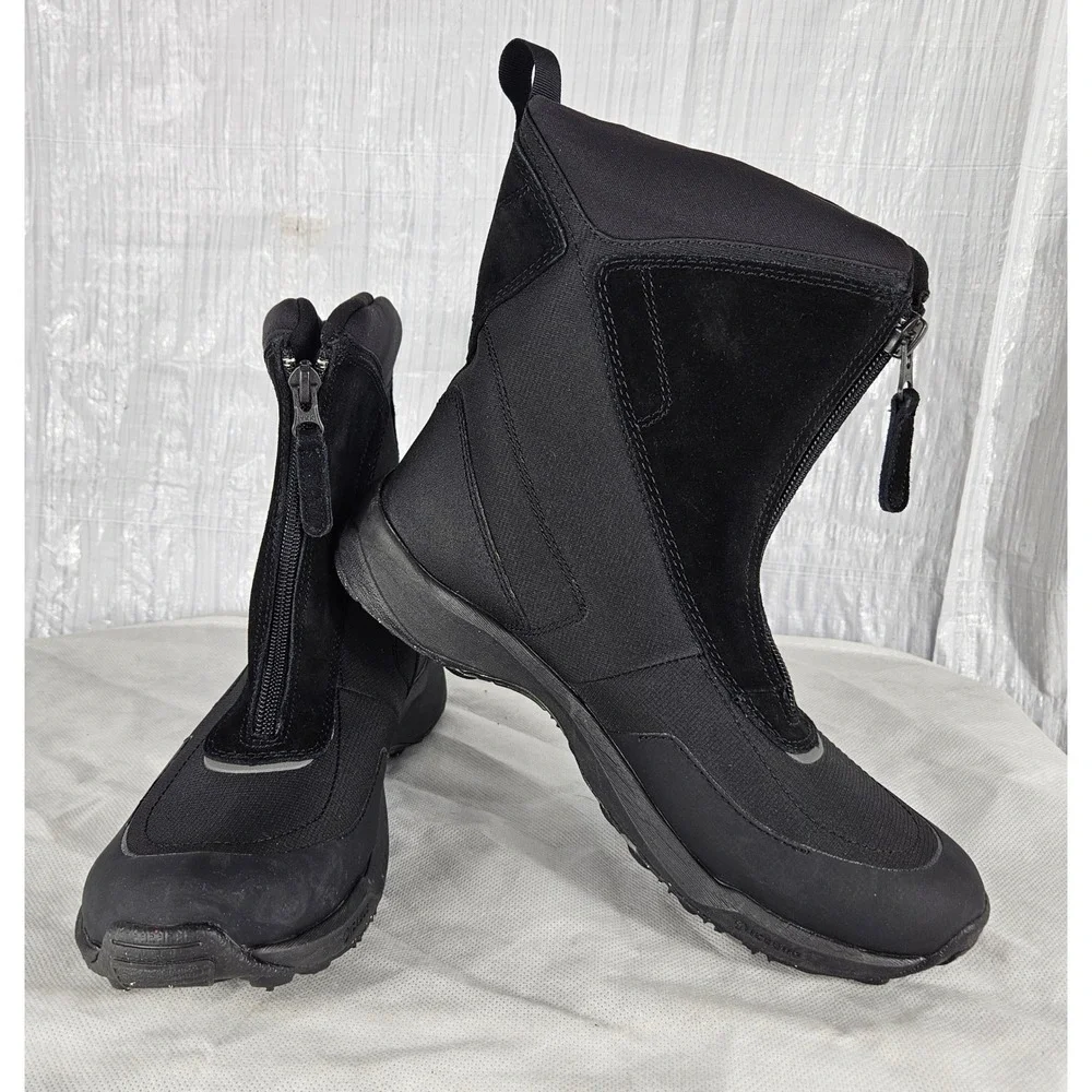 Icebug Ivalo3 BUGrip Women 10 M 8.5 Studded Winter Boots Front Zip Carbide Studs